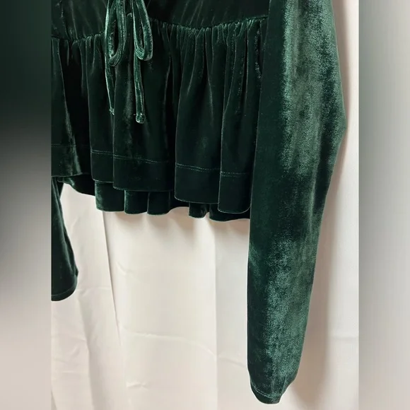 Maeve Velvet Babydoll Top - Picture 8 of 12